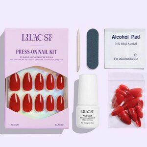 New Lilac St. Slow Burn Set of 30 Press On Nails